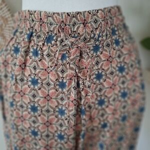 Zara Multicolor Geometric Print Women's Pants S